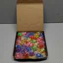 38 Pack Light Up Rings Christmas Party Favors for Kids 4-8 8-12, Goodie Bags Stuffers Treasure Box Toys for Classroom Prizes, Birthday Glow in The Dark Party Supplies Favors for Kids