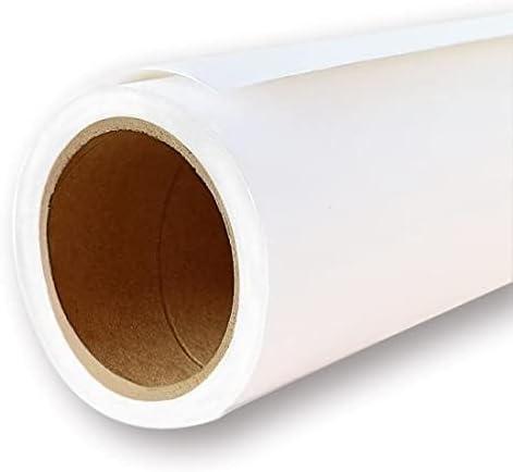 Yizhily Seamless Paper Background for Photography Photo Studio Backdrop Roll(53''x16.4' Arctic White)