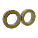 2PCS Hybrid 6804 20X32X7mm 2RS Bicycle Ceramic Ball Bearing Rubber Sealed Hope PRO2 - Si3N4 Balls, ABEC-3