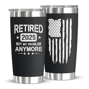 Retirement Gifts for Men Women 2025, Teacher, Coworkers Leaving, Funny, Happy Retirement, Goodbye Gift, Farewell Gifts For Coworkers, 20oz Coffee Tumbler