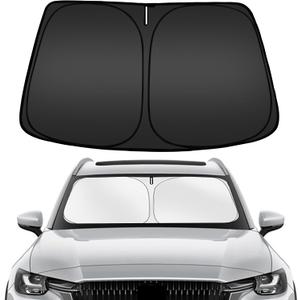 ARISMOTOR Windshield Sun Shade for Mazda CX-90 CX90 PHEV 2024-2025 2026, Custom Fit Foldable Front Window Sunshade Sun Visor Protector, Block UV Rays Keep Your Car Cooler