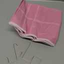 Simple Houseware Underwear Drawer Organizer for Lingerie/Undergarment/Bra/Panty/Sock/Onesie, Set of 6, Pink