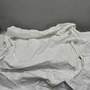 The Cotton Ottoman Slipcover Replacement. It Fits Pottery Barn PB Comfort Ottoman. Dense Cotton Sofa Footstool Cover (Comfort White)
