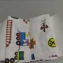 2-Pack Toddler Travel Pillowcases -100% Soft Microfiber, Breathable and Hypoallergenic - 14" by 20" Kids Pillowcases fits Pillows 14x19, 13x18 or 12x16, Choo Choo Train