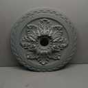 Ekena Millwork CM23BOCBC Bordeaux Deluxe Ceiling Medallion, 23 5/8 OD x 3" ID x 2" P, Cloud Burst Crackle