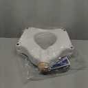 Drive Medical RTL12027RA 2-in-1 Raised Toilet Seat with Removable Padded Arms, Standard Seat