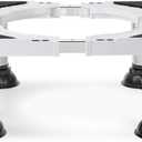 Nefish Mini Fridge Stand Height 7"8.4" Adjustable Washer and Dryer Stand with 4 Strong Feet Heavy Duty Washing Machine Stand Base Laundry Pedestal Universal Platform for Home 1624 Inch Appliance