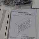 Shintenchi Buffet Cabinet with Storage,53.4" Large Kitchen Storage Cabinet with 3 Drawers and 4 Doors,Wood Farmhouse Buffet Sideboard with Adjustable Shelf for Kitchen Living Room (White)