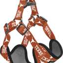 Texas Longhorns NCAA Officially Licensed Dog Step-in Harness - Adjustable, Comfortable, Sturdy and Long Lasting - Great Gift Idea! (Extra-Small)