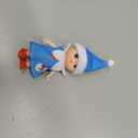 WULEEUPER Tiny Baby Elf Doll | Christmas Miniature Elf Decoration | Newborn Gift | Baby Grow Girl and Boy Elf Dolls (Blue Dress)