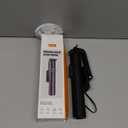 Selfie Stick Travel Tripod for Cell Phone with Remote Control and Phone Holder, Extendable Selfie Stick for iPhone, iPhone Tripod for Video Recording, 50 Inch, Black