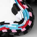 Stripe Knee High Socks for Youth Adult Multi-Color Over-The-Calf Knee High Tube Socks