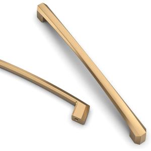 Asidrama 10 Pack 7 Inch(177mm) Champagne Bronze Kitchen Cabinet Handles, Brushed Brass Cabinet Pulls Kitchen Gold Cabinet Hardware for Cupboard Drawer Pulls
