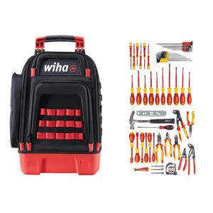 Wiha Master Electrician's Insulated Tool Kit in Heavy-Duty Backpack (59-Piece) 91872