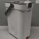 Mop and Bucket Set, Flat Mop and Bucket System with Separate Dirty and Clean Water, 3-Compartment Wall Cleaner Mop, Flat Mops for Floor Cleaning with 4 Microfiber Pads