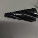 Toolant Four Spiral Flute Cobalt Step Drill Bit(Pro), 3/16" - 7/8"(12 Step Size) Impact Ready Unibit Step Drill Bit, 1/4" Hex Shank Step Bit for Metal, Stainless Steel, Aluminum, Plastic