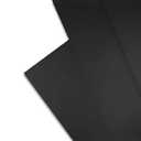 Majestic Giftware PVC Faux Leather Fabric 5 Yard (CFE27-54X180)| Black Synthetic Vinyl Faux Leather Sheets by The Yard for DIY Crafts, Upholstery | Waterproof & Easy to Clean - 54" X 180"