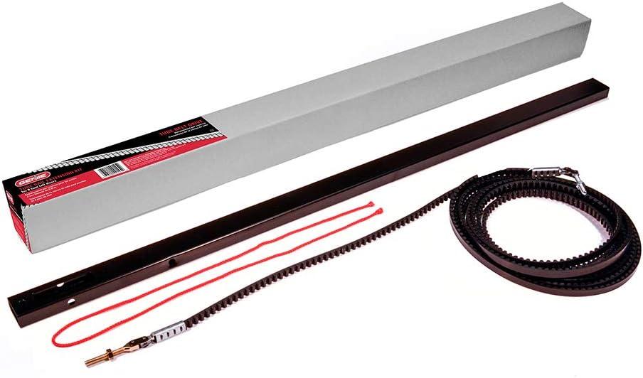 Genie GEN39026R Garage Door Opener Extension Kit for 5-Piece Belt-Drive Tube Rails, one size, Metallic