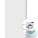 BABELIO Crib Mattress Topper, 100% Machine Washable Breathable Silicone Foam Toddler Mattress Topper Pad, Zipper Cover, 52" x 27" x 1", Fits Standard Size Cribs & Toddler Beds