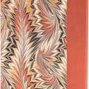 Rubedo (Cockerell Marbled Paper) Mini 12-Month Verso Hardback Day Planner 2025 (Elastic Band Closure)