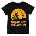 Toddler Halloween Shirts for Boys Kids Girls, Cute Spooky Pumpkins Ghosts Bats Witches and Monsters Halloween T Shirt: 2-6T