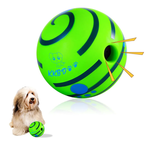 HYQ Interactive Squeaky Dog Ball - 2.75 Inch Toy for Small, Medium, Large Dogs and Puppies to Keep Them Busy, Pack Of 3