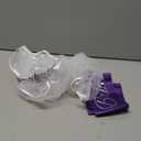 JETKONG 3 Pcs Bachelorette Party Decorations Bridal Shower Crown, Bride to Be Sash&Veil for Women Bachelorette Party Gifts, Bachelorette Party Supplies, Gifts, Favors (Purple)