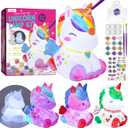 Paint Your Own Unicorn Lamp Kit, Art Supplies Unicorn Painting kit for Kids, Arts and Crafts for Kids Ages 6-12, Unicorn Toys Birthday Christmas Gifts for Girls Boys Ages 3 4 5 6 7 8 9 10 11 12+