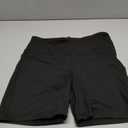 VOOVEEYA 5"/8" High Waisted Yoga Biker Shorts with Pockets for Women - Butt Lifting Workout Spandex Booty Gym Shorts (Medium, Solid Black)