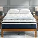 Zinus 12 Inch Comfort Support Hybrid Mattress [New Version], Queen, Fiberglass Free, Medium Plush, Motion Isolation, Certified Safe Foams & Fabric, Mattress in A Box