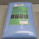 Wnote 4 Pack Blue Reusable Underpads (34"x36") - 500+ Washes Leakproof Incontinence Bed Pads, Heavy Absorbency Bedwetting Mattress Protector for Adults & Kids