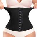 Werena Waist Trainer for Women Corset Shapewear Tummy Control Slimming Body Shaper Girdle Waist Cincher Postpartum Belly Band, Size Large