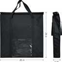 Faraday Bag for Solar Panels and Large Electronic Devices, Military-Grade EMP Protection, Blocks Wireless Signals, Shielding for Solar Flares, Personal Security, Anti-Hacking, Anti-Spying