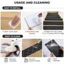 Non-Slip Stair Treads for Wooden Steps  15-Pack 30" x 8" Carpet Stair Treads for Indoor Wood Stairs, Durable Rugs for Dogs, Kids & Elderly, Easy to Install & Remove, Washable Stair Covers(Dark Grey)