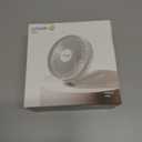 WSKEN Desk Fan Small Quiet - 180 Foldable Portable Fan with Battery Operated, 6 Inch Rechargeable Handheld Fan, 20H Max Cooling Time, 4-Speed, Travel Essential for Outdoor, Office, Gift, White