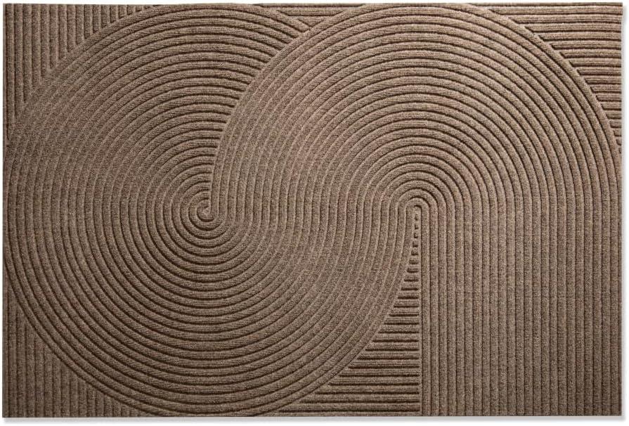 Sand Front Door mat, Indoor Outdoor Rug Waterproof, Scandinavian Home Decor, Fall Doormat, 3x4 entryway Rug - Beige