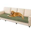 Ameritex Waterproof Pet Bed Cover Anti-Slip Dog Bed Blanket for Sofa and Furniture Waterproof New Pattern Design (Green, 30x80 Inch (Pack of 1))