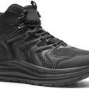 Women's Orthopedic Mid Trekking Hiking Boots: Comfortable Plantar Fasciitis Ankle Support Workout Walking Running Shoes, Orthotic Work Sport Waterproof Trail Sneakers for Feet and Heel Pain Relief Size 39