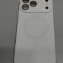 Newseego for iPhone 17 Pro Max Magnetic Case, Cute Soft Liquid Silicone Case for Women Girls Men Anti-Scratch Anti-Drop Shockproof Bumper Full Camera Lens Protection Cover for iPhone 17 Pro Max-White