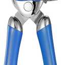 3 x Multi-function Manual Can Opener Bottle Opener, Oversized Hand-held Easy Rotary Knob, Safe Cut Can Opener with Non-Slip Handle, Smoother Cut Sharp Blade for Seniors Kitchen Tool, Blue