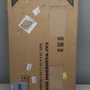 MEEXPAWS Cat Litter Box Enclosure Furniture Hidden, Cat Washroom Bench Storage Cabinet | Extra Large 35.4'' x 19.7'' x 19.7''| Dog Proof | Waterproof Inside/Easy Clean | Easy Assembly | Odor Control (White)