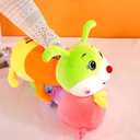 AOQI Multicolor Caterpillar Stuffed Animal Big Hugging Pillow Cute Plush Soft Pillow Doll,Giant Plush Toy,Gifts for Girl Boy Babies Birthday (59inch/150cm)