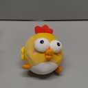 Interactive Dog Toys, Squeaky Moving Ball Toy with Jumping & Music Modes, Rechargeable Plush Chew Toys for Small/Medium/Large Dogs to Keep Puppy Busy Pet Toys (Chick)