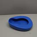 ONEDONE Bedpan for Elderly Females Heavy Duty Bed Pans for Elderly Men Women Thick Large Bedpans for Bedridden Patient Hospital Home Bed Pan Emergency Device (Blue)