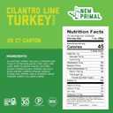 New Primal Cilantro Lime Turkey Sticks, 20 Count (EXP 05/12/27)