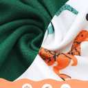 Newborn Baby Boy Clothes Infant Boys Outfits Romper 2-Pack Cute Baby Boy Pants Set Hat 0 3 6 9 12 18 Months (Green)