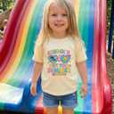 Last Day of School T-Shirt for Kids Toddler Funny Short Sleeve Tee Girls Boys Cotton 2T-8T (Yellow)