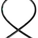 Heroson 26711-08-08RW Hydraulic Hose Swivel Assembly 1/2" Hydraulic Hose with Female JIC X Female JIC 36" Long 3988 psi, Black