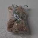 Pallene Faux Fur Plush Throw Pillow Covers 18x18 Set of 2, Luxury Soft Fluffy Striped Decorative Pillow Covers for Sofa, Couch, Living Room, Khaki