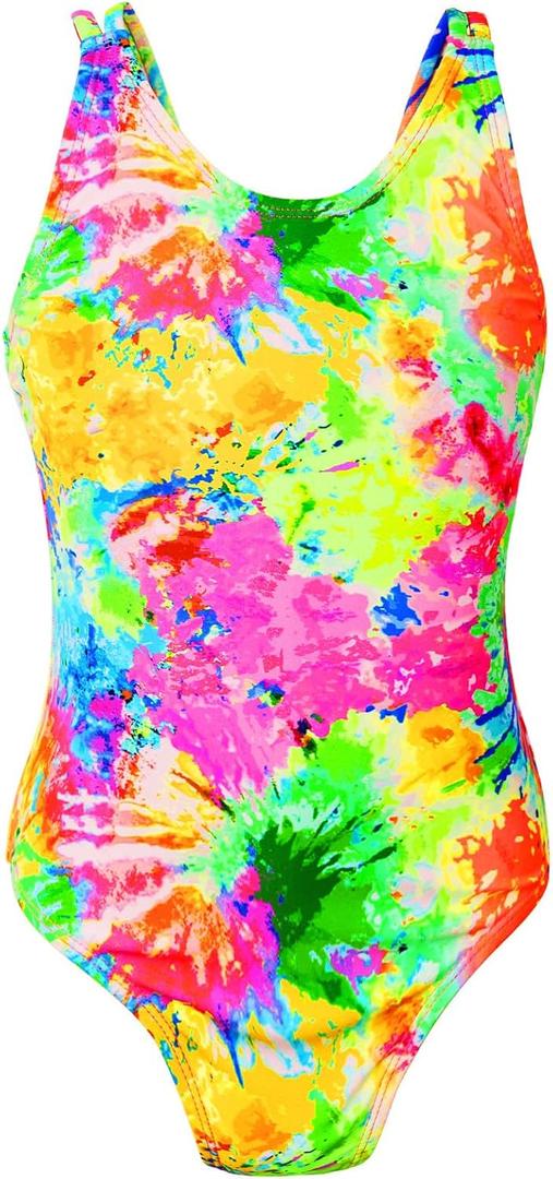 PinkSheep Girls Swimsuit, Toddler Girls Bathing Suit One Piece Swimsuit for 3 Year Old,UPF 50+ Quick Dry Stretchy